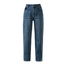 Yiyang Dad Jeans Womens 2024 Autumn New Loose Pear-Shaped Hip Covering Slim Banana Sickle Pants
