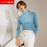 Осенний шерстяной свитер, трикотажный лонгслив, свободный крой