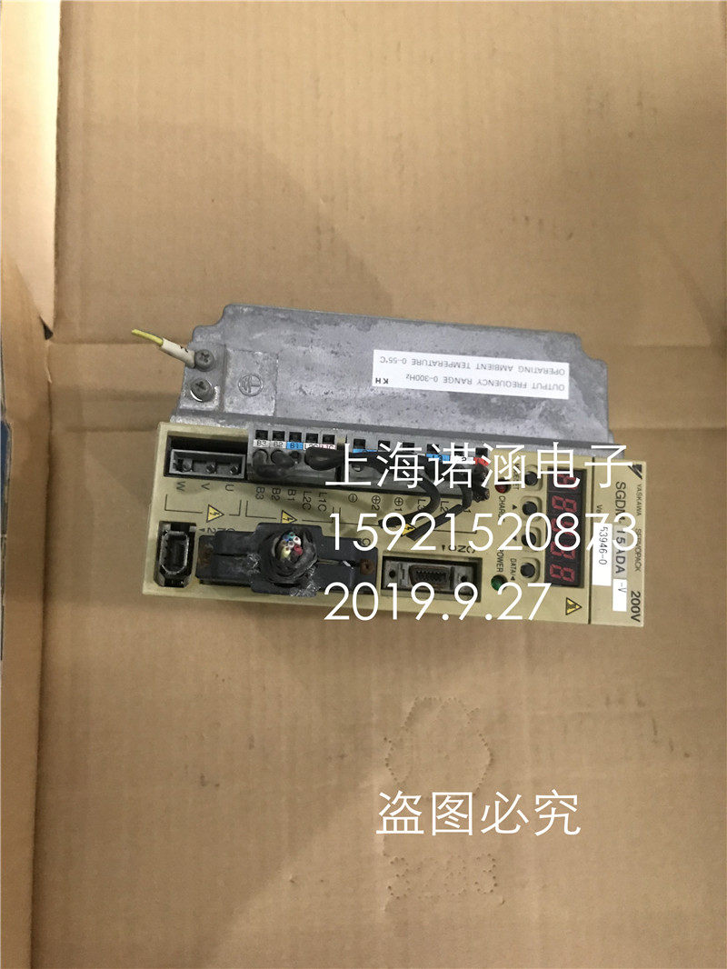 Yaskawa server SGDM-15ADA-V 220V 1.5KW spot test to ensure good quality