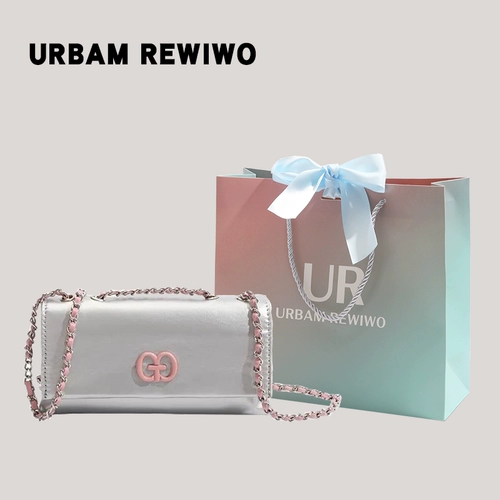 URBAM REWIWO Сумка на одно плечо для отдыха, цепь, официальный продукт