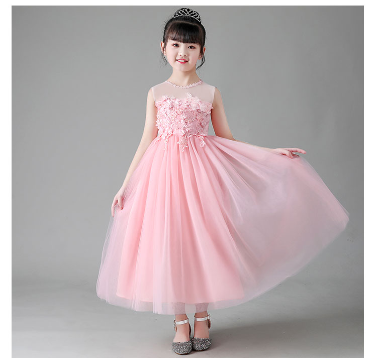 Đầm trẻ em công chúa váy bé gái hoa cô gái chủ nhà trang phục piano cô gái váy cưới siêu nước ngoài - Váy trẻ em shop thời trang trẻ em