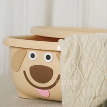 (Physical spot) American Lion Baby Bath Baby Bath Baby Bath Can Sit Stacked Storage Box