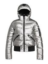 19 new fashion womens womens pearlescent shiny ski down jacket outdoor clothing windproof waterproof warm self-retention