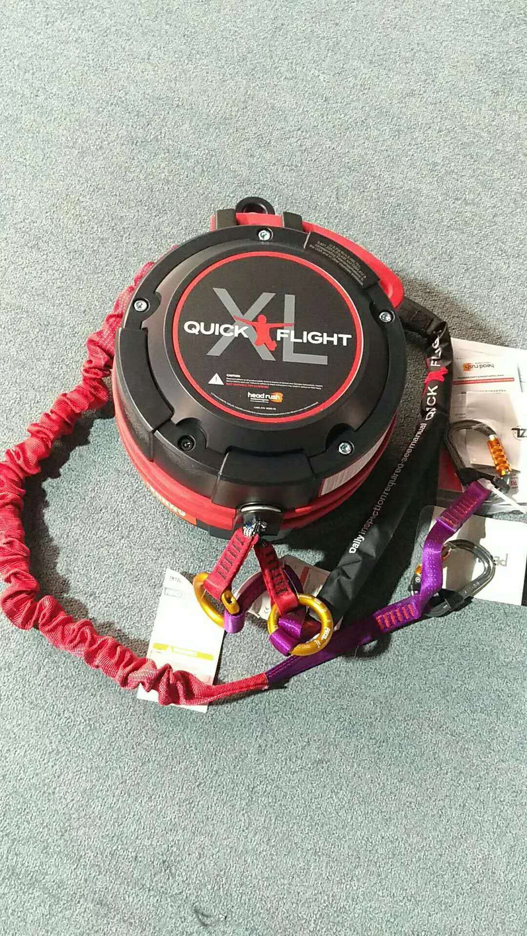 The new double flat brings the US Headrush Quick Jump Jump jumper Trampoline Device Real Free Fall