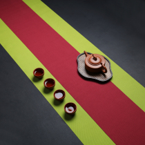 Jiyu tea mat tea cloth Japanese Zen table flag waterproof tea mat cotton linen cloth tea table cloth tea mat tea flag