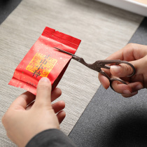 Jiyu crane Japanese small scissors tea bag cut tea packaging tea scissors retro Japanese tea ceremony tea ceremony accessories tea set
