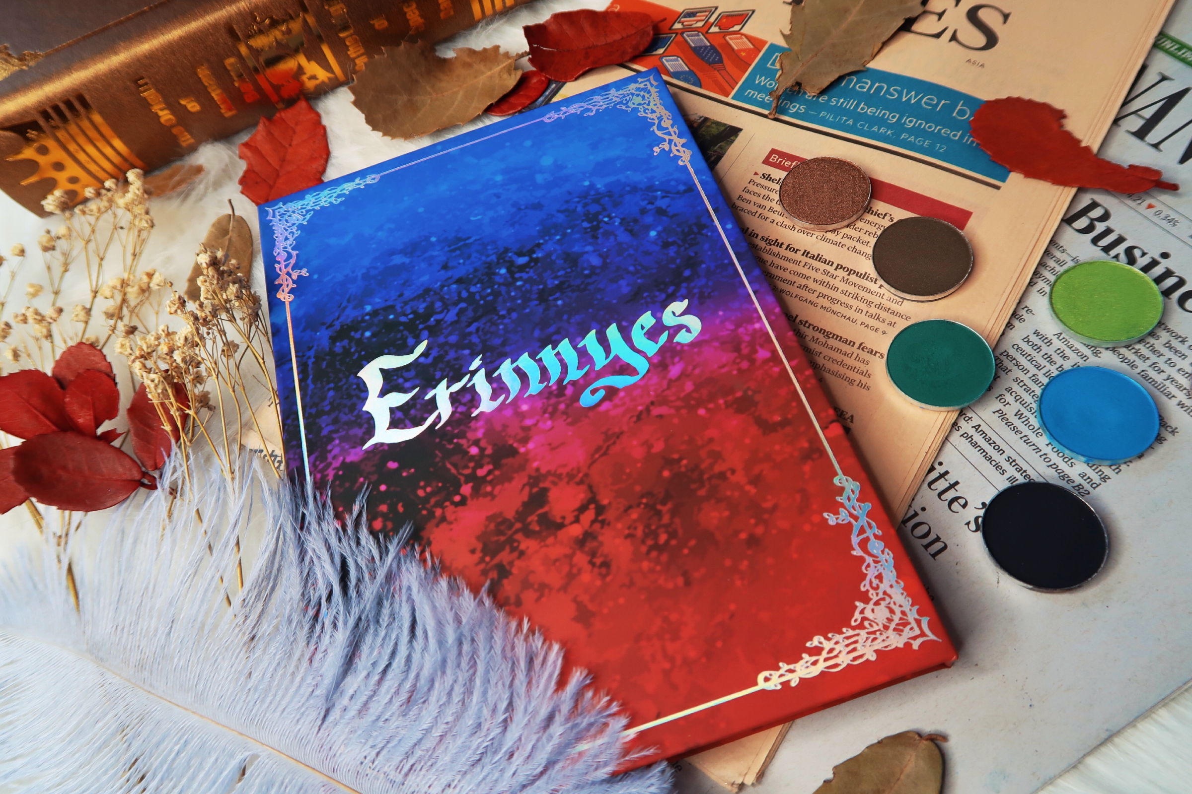 [Erinnyes] Magic Book Series Kết hợp miễn phí đĩa đơn sắc bóng mắt nam châm trống tấm lưu trữ trang điểm khay etude house phấn mắt