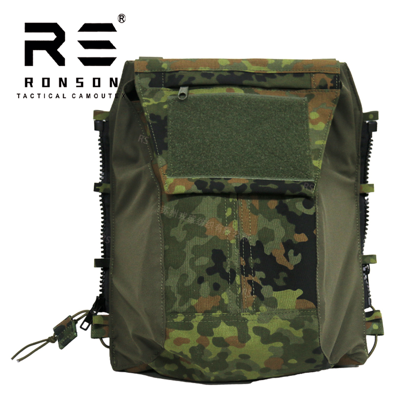 Rongshengde Camouflage Tactical Backpack 2.0 Jpc Carrier Zipper Panel Bag Battlefield Secondary Bag Molle Accessories