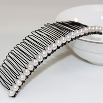 Dai Fei jewelry Freshwater pearl white hair comb Hair accessories Bangs comb plug comb top comb Elegant lady section