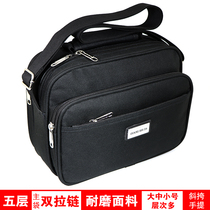 Wear-resistant shoulder charge bag practical bag men and women shoulder crossbody purse business bag horizontal Hand bag kit