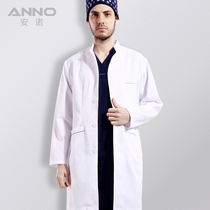 ANNO ANNO white coat doctor clothes stand collar laboratory clothes pharmacy work clothes men and women polyester cotton white coat