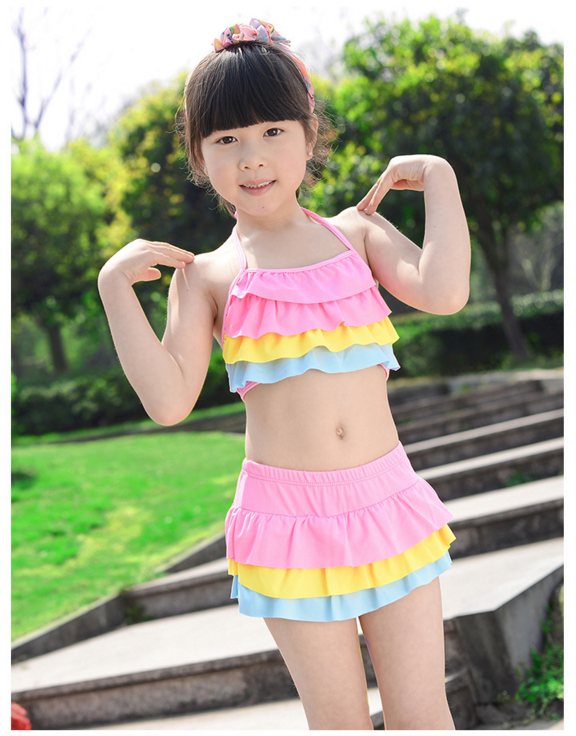 Trẻ em mới của đồ bơi cô gái Hàn Quốc phiên bản của một mảnh váy loại cậu bé lớn đồ bơi công chúa sinh viên cô gái Hàn Quốc đồ bơi bộ đồ bơi cho bé gái
