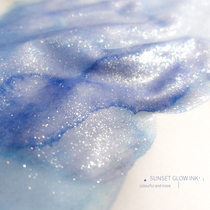 tramol ink gift box sunset series four-color powder ink set pen dipped pen ink