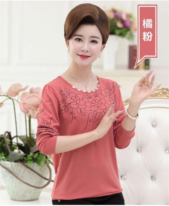 Quần áo mùa xuân và mùa thu bên ngoài mặc quần ngắn mùa xuân ngắn của mẹ thiết kế thời trang nữ