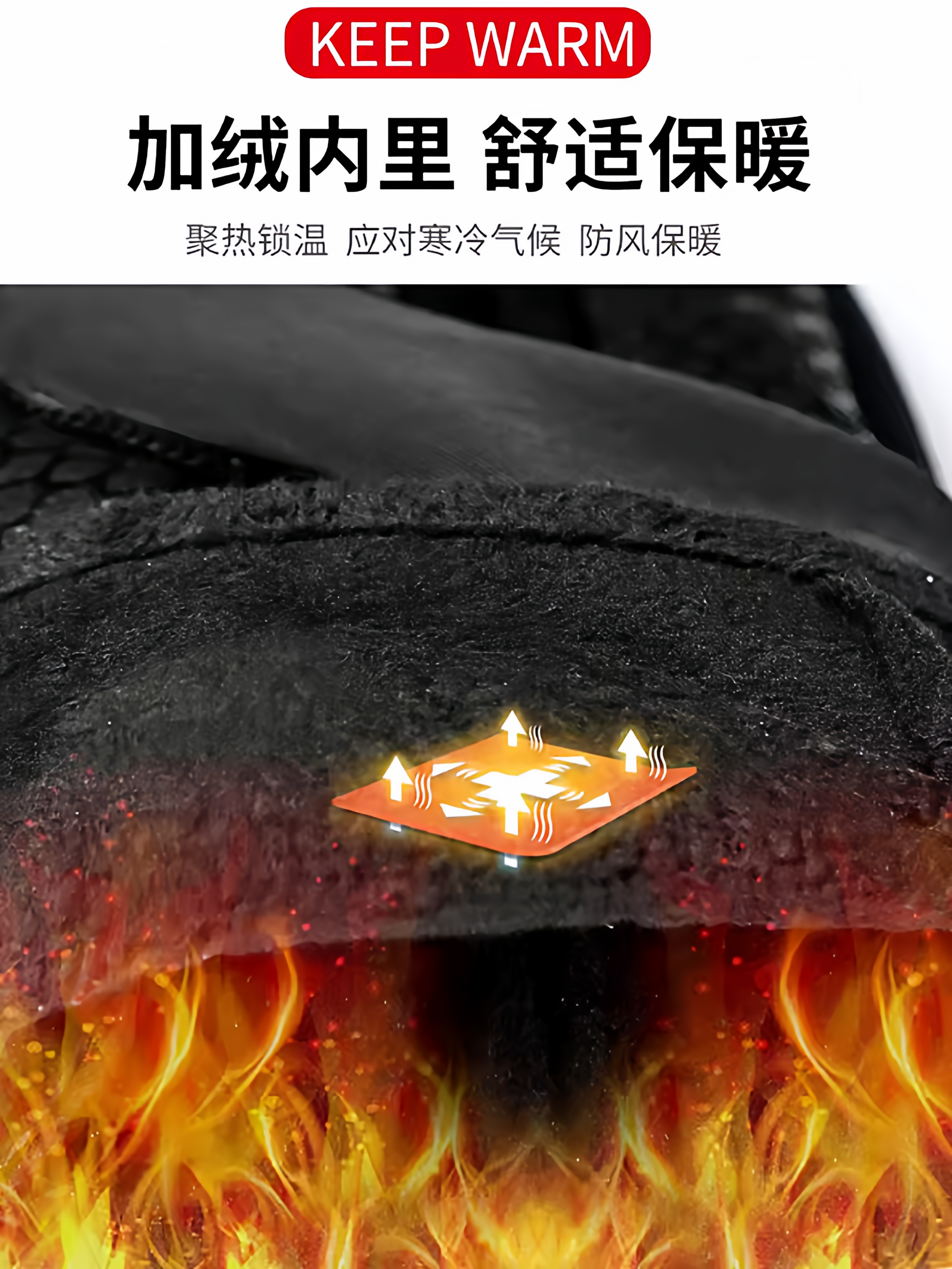 2025 Cycling Gloves for Men, Winter Outdoor, Fleece-Lined, Thickened, Windproof, Cold-Proof, for Cycling and Driving, Waterproof, Non-Slip, Touchscreen Compatible