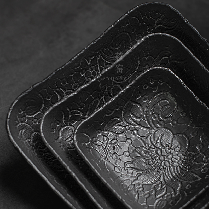 Day Style Coarse Ceramic Profiled Salad Bowl with Blister Noodles Bowl Big Water Fruit Pan Retro Handmade Western Cutlery Microwave Home Eater