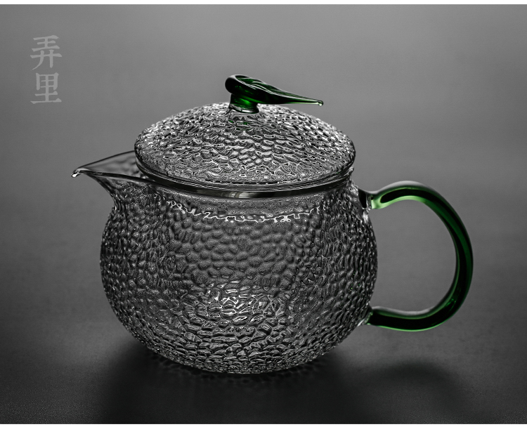 Flower pot glass teapot cooked tea ware hammer thickening high - temperature household small filter can TaoLu heating electricity