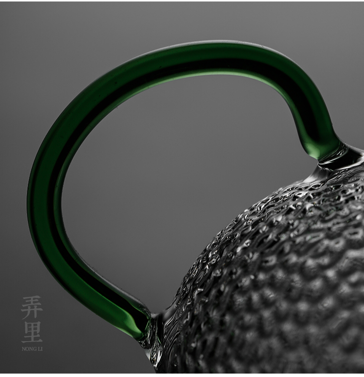 Flower pot glass teapot cooked tea ware hammer thickening high - temperature household small filter can TaoLu heating electricity