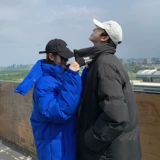 Куртка подходит для мужчин и женщин, зимний пуховик с пухом, коллекция 2023