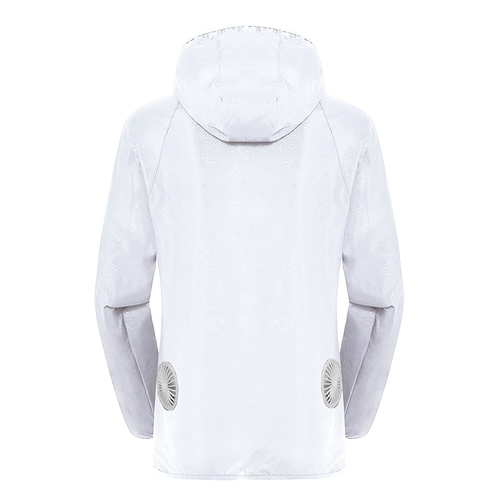 Вентилятор, охлаждающая искусственная водонепроницаемая одежда для защиты от солнца, ветровка для работы