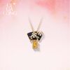 CIGALONG Long Zijia Xinghua Window Stud Earrings