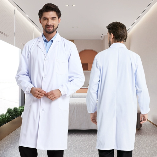 Медицинская одежда и одежда Пяти -летний магазин трех размеров медицинской одежды и одежды белый пальто мужское и женское универсальная рабочая одежда Изоляционная одежда для сосны.