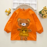 Детский фартук подходит для мужчин и женщин для еды, водонепроницаемый хлопковый лонгслив, детская вельветовая демисезонная юбка, сзади на завязках