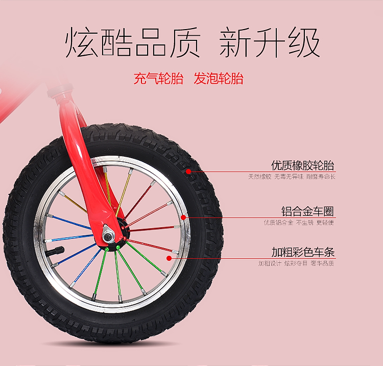 Trẻ em cân bằng xe trượt trẻ em trượt mà không có bàn đạp Trẻ em xe đạp hai bánh yo xe 1-3-6 tuổi - Smart Scooter xe thăng bằng fergus
