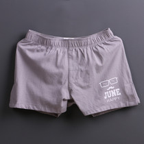 Men's Underpants Men's Ping Angles Pure Cotton Summer Thin Permeable Loose Home Alo Pants Sport Four Corner Short Pants