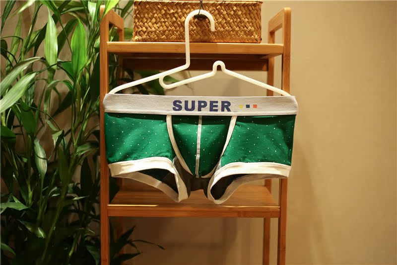 Cotton Đồ lót nam Cotton Thoải mái eo thấp Boxer Tóm tắt Trẻ sơ sinh nam Slim Sexy Boxer nam do lot nu