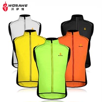  WOSAWE riding vest Light windproof vest sleeveless team windbreaker Motorcycle motorcycle off-road reflective clothing