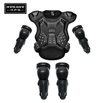 Motorcycle armor childrens riding roller skating elbow pads knee pads anti-fall back protectors waist protectors balance car sports protective gear