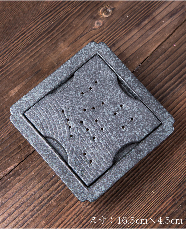 Zhuo royal creative ceramic kung fu tea set the teapot tea cups sea tea cup mat accessories office home sitting room