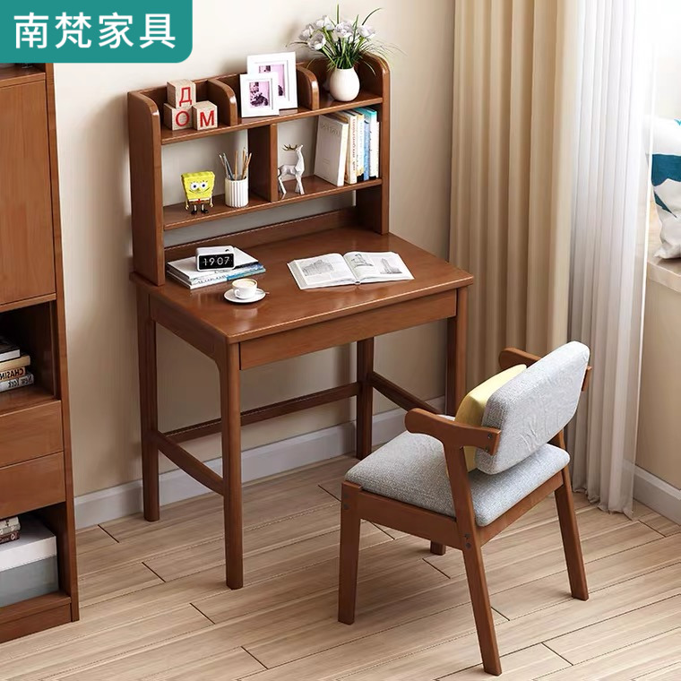 Solid wood small desk home student single desk 60 70cm mini small small table long bedroom computer desk
