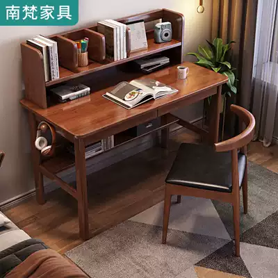 Solid wood desk Simple modern home desk Bedroom student desk Nordic desk Desktop computer desk