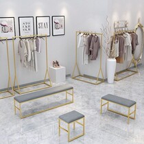 Clothing store shoe stool Simple long stool Shoe store shoe stool shop custom rest stool Net red fitting room bench