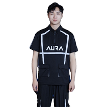 2024 personalized new bar work clothes trendy summer clothes nightclub waiter work clothes short-sleeved work clothes ktv women
