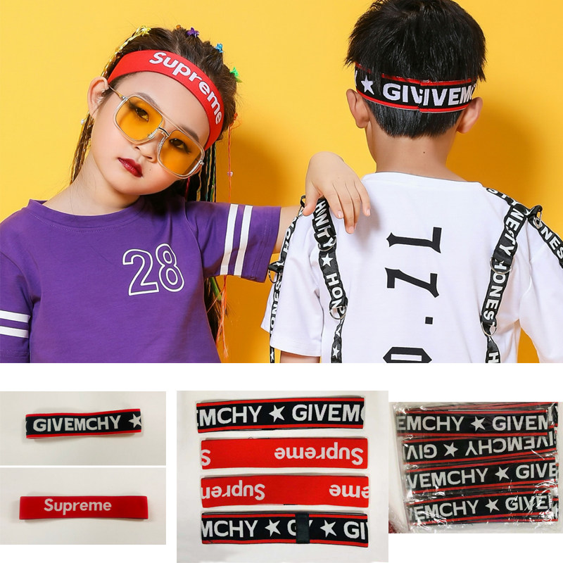 Children hip hop wind headwear Korean version of hair band Men's and women's street hair circle student minimalist hat flex head