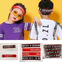 Children Hip Hop Wind Headwear Korean Version Hair Band Male Girl Street Head Rope Student Minimalist Hat Flex Wearing