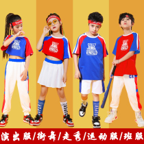 Childrens Games Banquerade cheerleader to perform clothing group jazz dance hip-hop elementary school students cheerleader 61