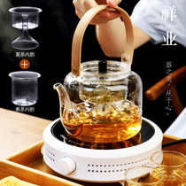 Electric ceramic stove tea maker Glass teapot set Household automatic tea stove High temperature small steam steamer