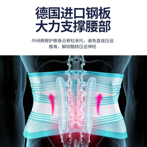 Поясничный поясничный поясничный диск выступает в костях гиперплазии поясничный позвоночник, раздвижной поясничный штамм мышц, лихорадка, медицинская стальная таблица талии