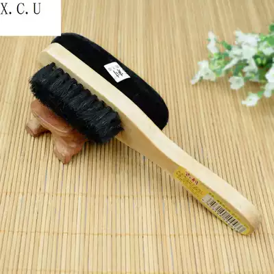 Household leather shoe brush Shoe polish brush leather shoe artifact set polishing and cleaning multi-function soft-haired leather shoe brush