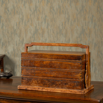 Early qing dynasty huanghuali three-bang lift box