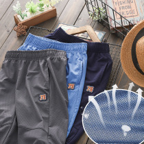 Childrens Pants Boys 2020 Summer New Thin Speed Dry Pants Stretch Capri pants Tong Tong Casual Pants Tide Shorts