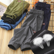 Boys net pants spring summer thin sports pants childrens ice silk elastic middle child anti mosquito pants quick dry trousers