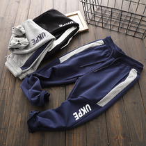 Boy long pants sports pants cotton 2021 Spring and Autumn New elastic pants in big children loose childrens single pants tide