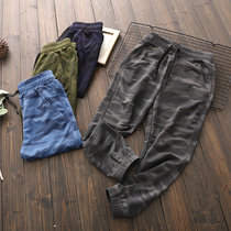 Childrens clothing boys big elastic quick dry anti mosquito pants Summer 2020 new childrens thin camouflage sports long pants tide