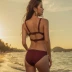 2020 mới phong cách hàn quốc bikini sexy áo tắm nữ chia tam giác thép hỗ trợ ngực nhỏ tụ tập ngâm mình trong suối nước nóng - Bikinis