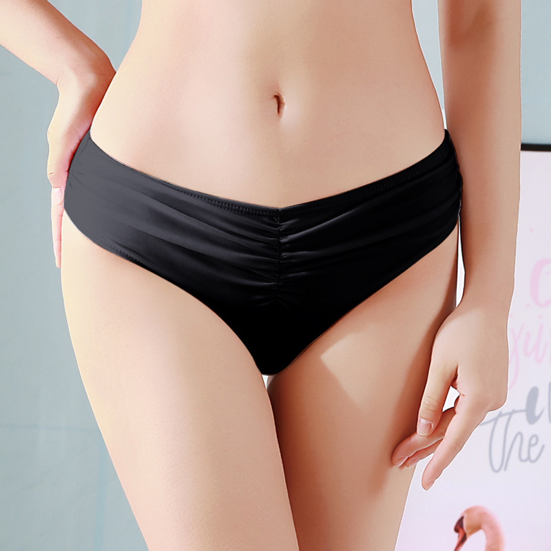 Women's swimming trunks are sold separately. Bikini swimming trunks. Women's triangle bottoms.